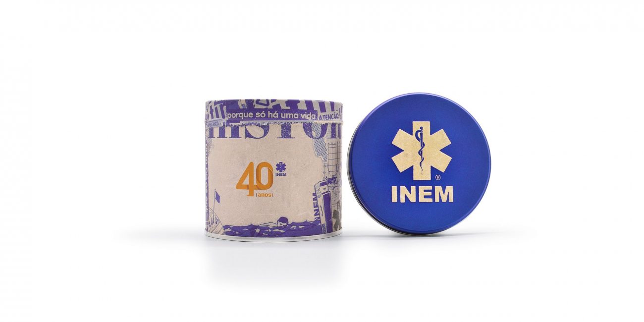 Round Metal tin box