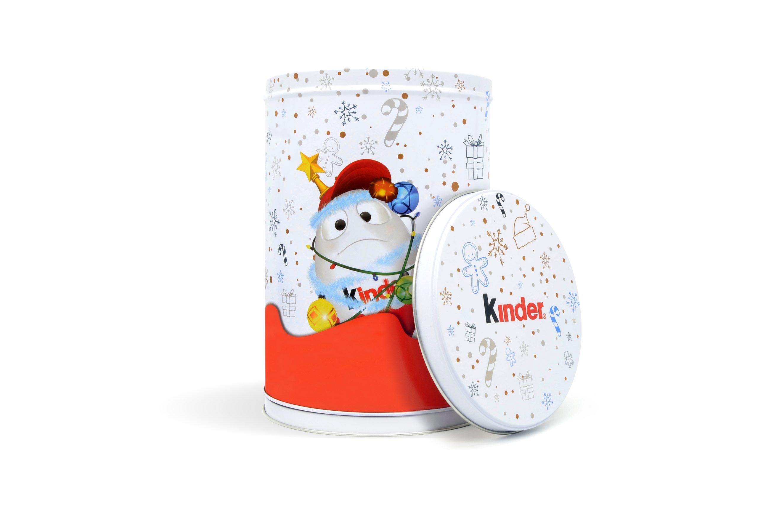 KINDER metal tins