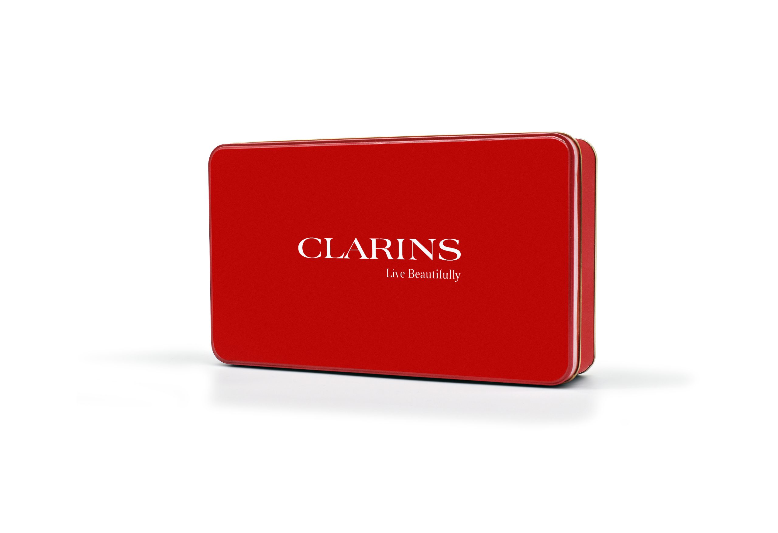 CLARINS metal packaging